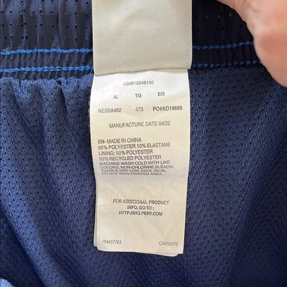 Nike Blue Swim Trunks Size XL GUC